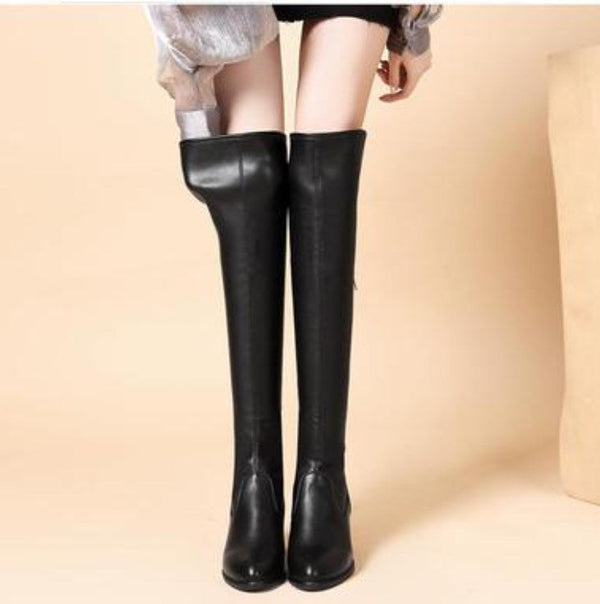 40% RABATT✨Herbst-Winter-Serie✨warme Lederstiefel für Damen✨Schlank aussehen