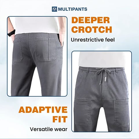 đ„SCHĂNER SALE: 50 % RABATTđ„° MultiPants â strapazierfĂ€hige Cargohose mit hoher ElastizitĂ€t und mehreren Taschen