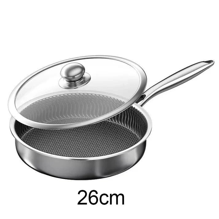 🍳Begrenzte Zeit 50 % Rabatt – Premium-Antihaft-Bratpfanne mit Deckel
