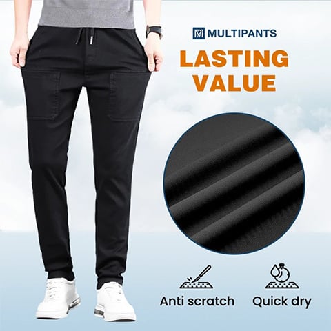 đ„SCHĂNER SALE: 50 % RABATTđ„° MultiPants â strapazierfĂ€hige Cargohose mit hoher ElastizitĂ€t und mehreren Taschen