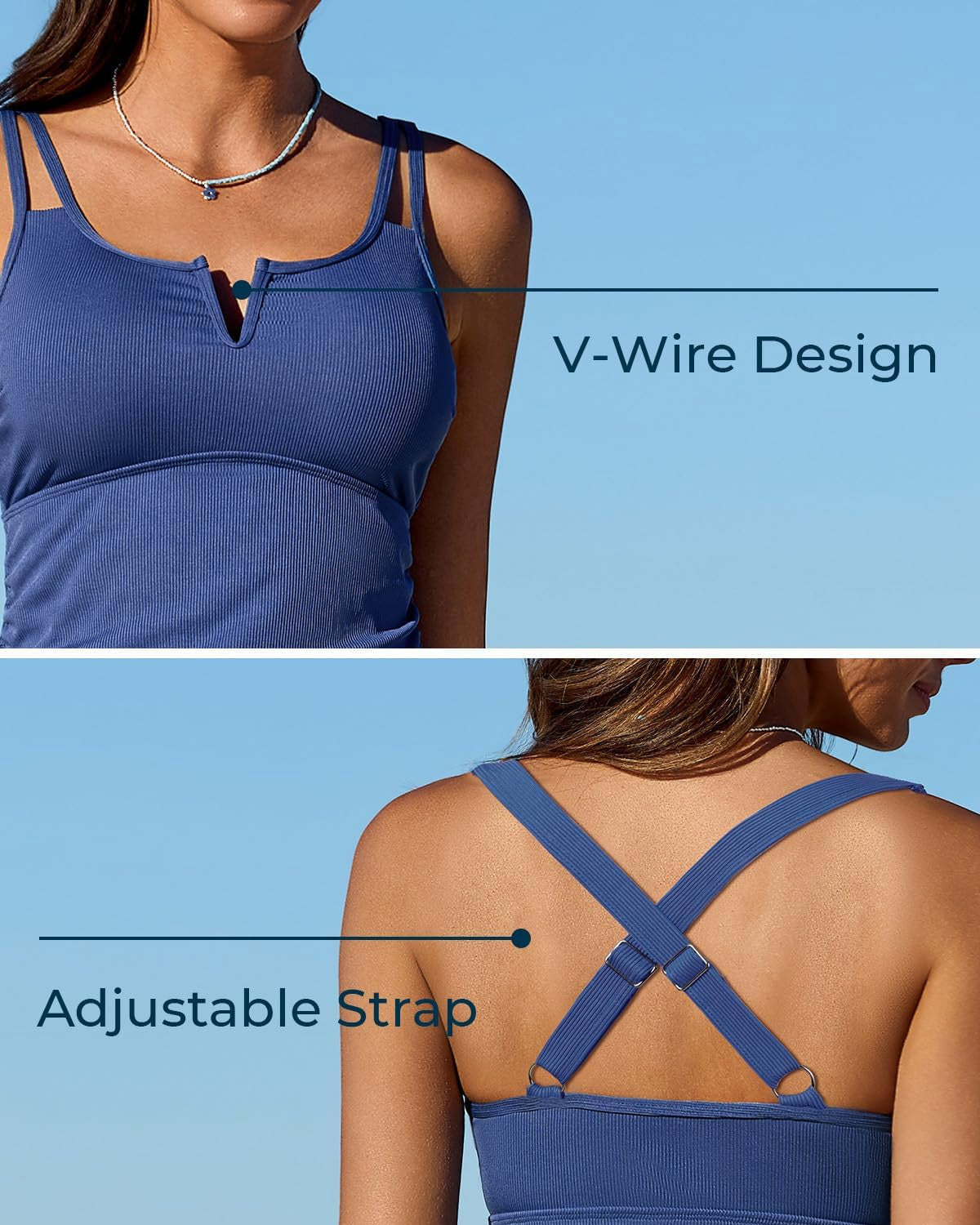 👙Sommer-Schnäppchen 49 % RABATT💃Zweiteiliges Tankini-Set zur Bauchkontrolle