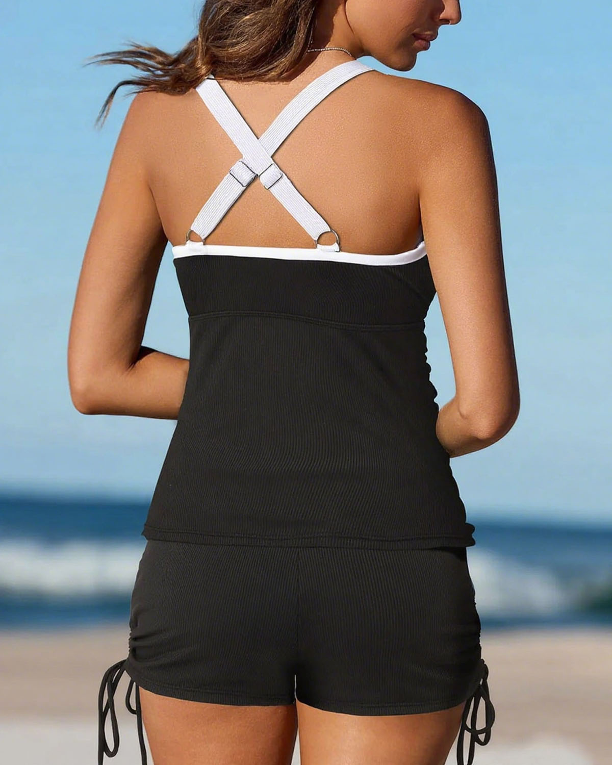 👙Sommer-Schnäppchen 49 % RABATT💃Zweiteiliges Tankini-Set zur Bauchkontrolle