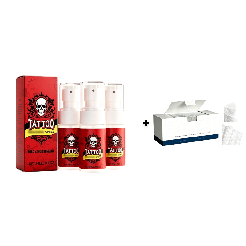 📢📢50 % Rabatt!!🥳💞 2+1 GRATIS!!⚡🧴Feuchtigkeitsspendendes Spray zur Nachsorge bei Tattoos
