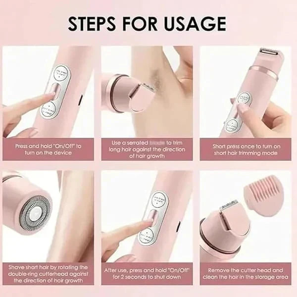 🌸2-in-1-Körperrasierer für Damen