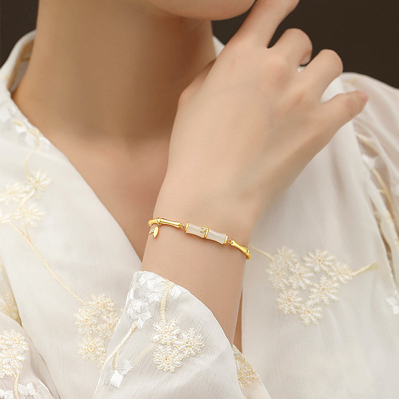 🌿Hetian Jade Bambus Armband🎍