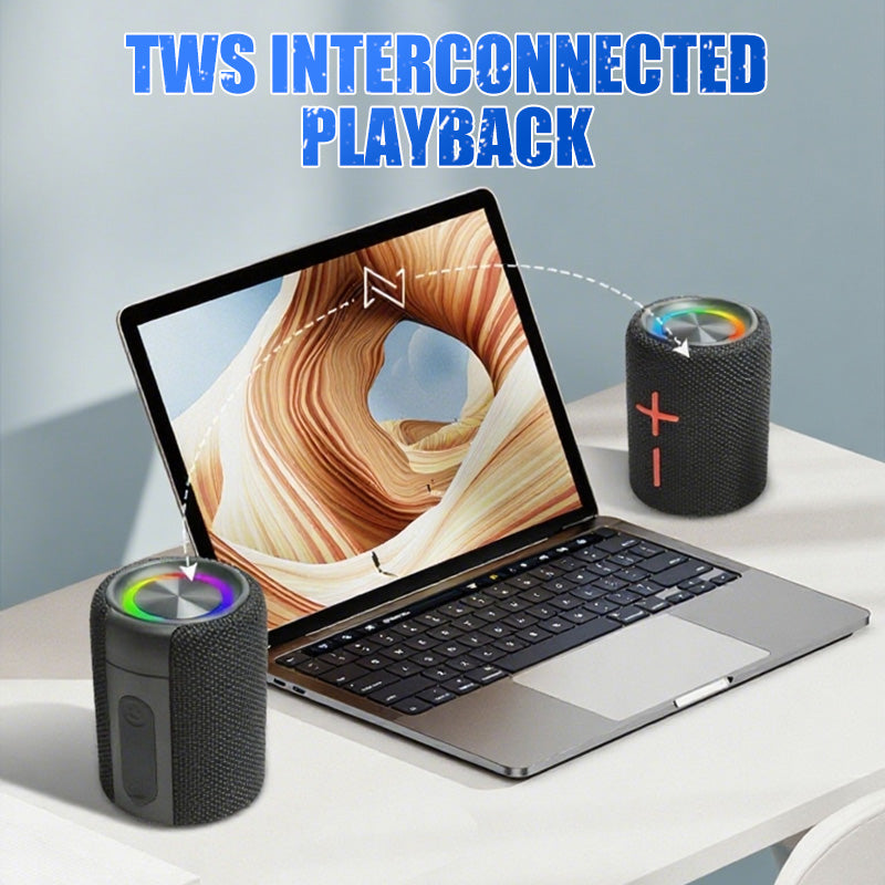 🔈🎶2-in-1 magnetischer, zweifach teilbarer Bluetooth-Lautsprecher