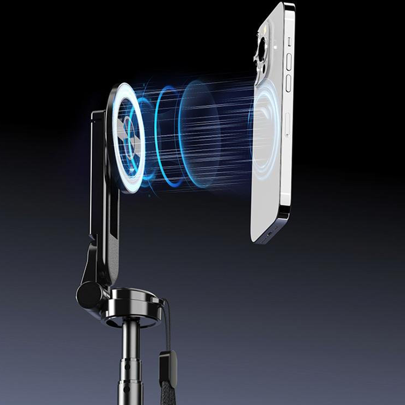 🔥📱4-in-1 Multifunktions-Selfie-Stick mit 360°-Drehung und Magnet