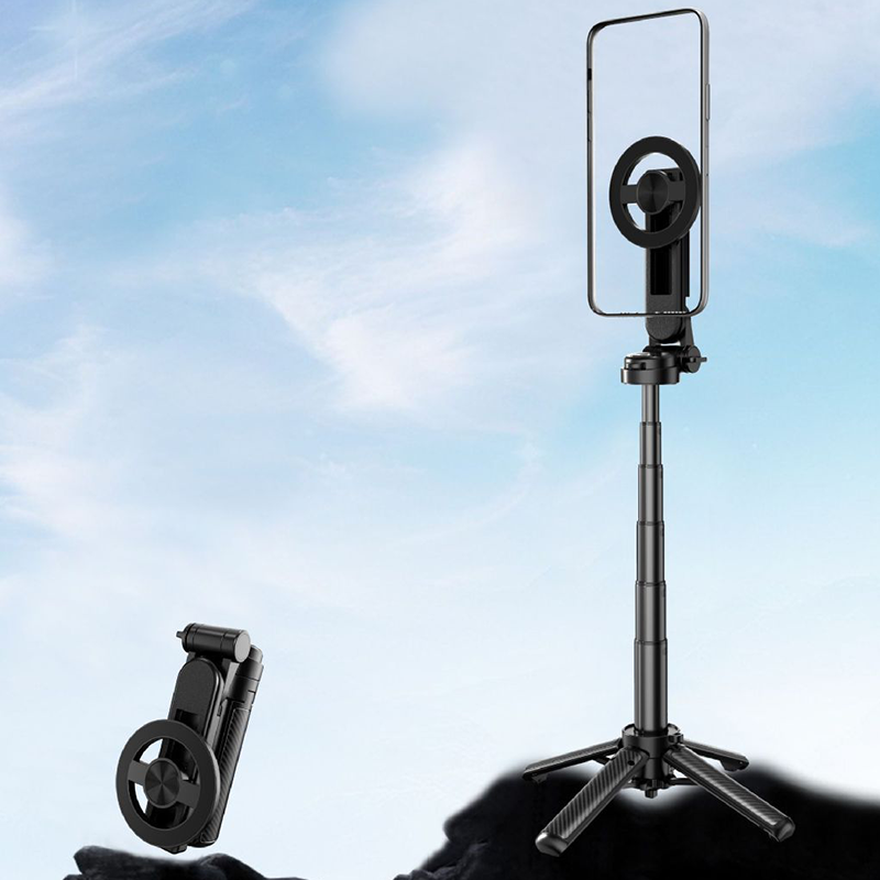 🔥📱4-in-1 Multifunktions-Selfie-Stick mit 360°-Drehung und Magnet