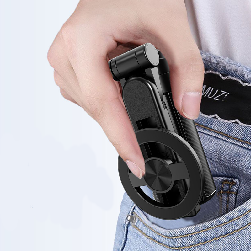 🔥📱4-in-1 Multifunktions-Selfie-Stick mit 360°-Drehung und Magnet