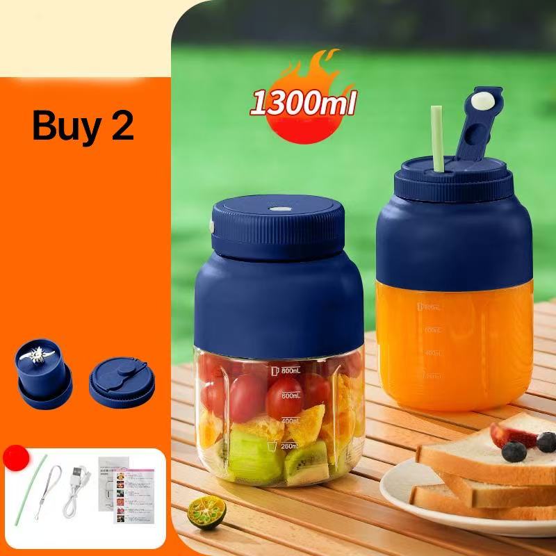 🏆 Letzter Tag - 49% Rabatt!! 👍🥭 Tragbarer wiederaufladbarer Mixerbecher 💥🎁Gratis Versand ab 1 Stück!