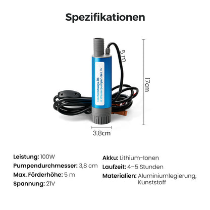 🔋 ✨Hochleistungs-Öl- & Wasserpumpen-Set