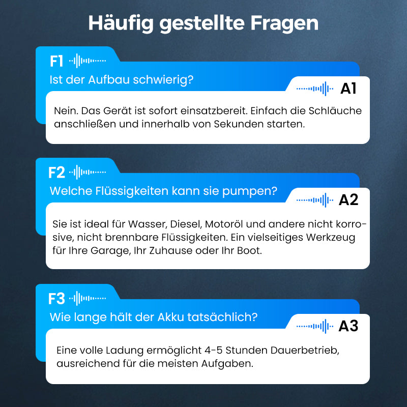 🔋 ✨Hochleistungs-Öl- & Wasserpumpen-Set