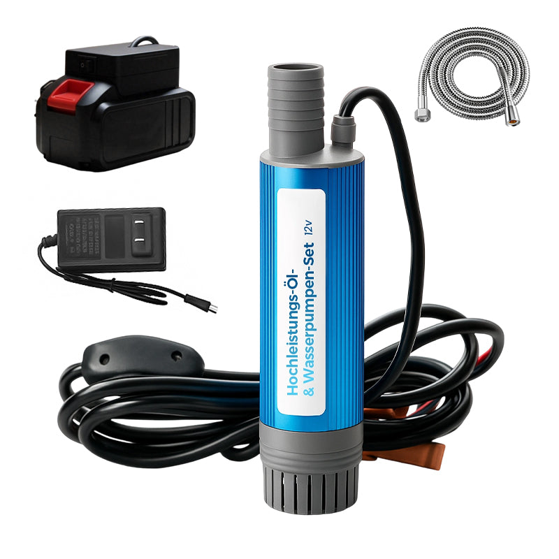 🔋 ✨Hochleistungs-Öl- & Wasserpumpen-Set