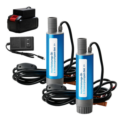 🔋 ✨Hochleistungs-Öl- & Wasserpumpen-Set