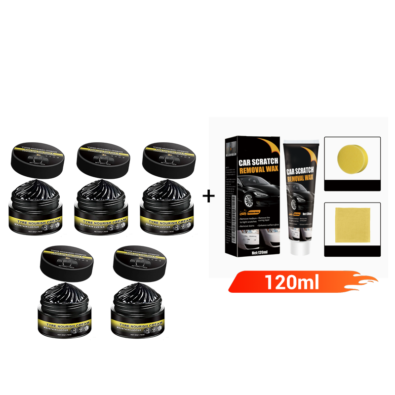 🚗 LIMITIERT: 1 KAUFEN, 1 GRATIS! ✨ Reifenwachs – Für tiefen Schwarzglanz, UV-Schutz & Schmutzabweisend ⏰