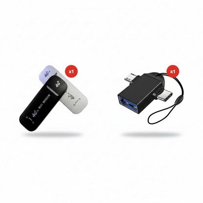 Mobiler LTE WLAN-Router mit SIM-Karten-Slot – USB WiFi-Hotspot für unterwegs & Auto 📶🚗