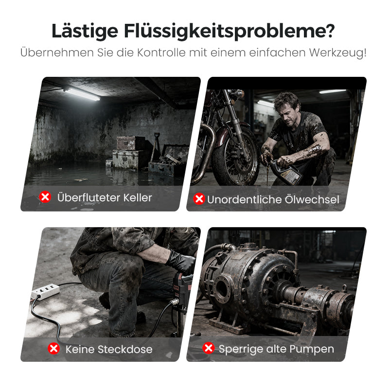 🔋 ✨Hochleistungs-Öl- & Wasserpumpen-Set