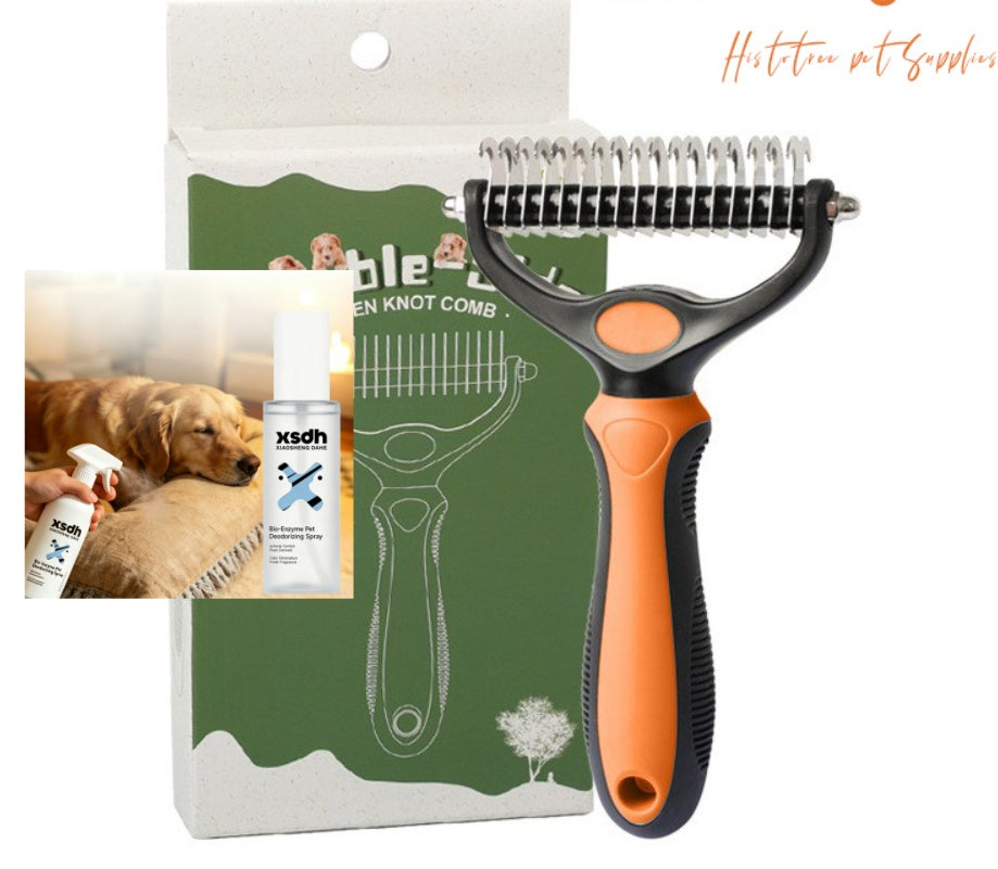 🐾 Pflegebürste für Hunde und Katzen – Für ein gepflegtes und sauberes Fell 🌿