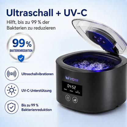 ❄️Sommerfrische 50 % Rabatt!🦷Denture Dome Ultraschall-UV-C-Reiniger – Für ein frischeres, saubereres Gebiss in nur 5 Minuten
