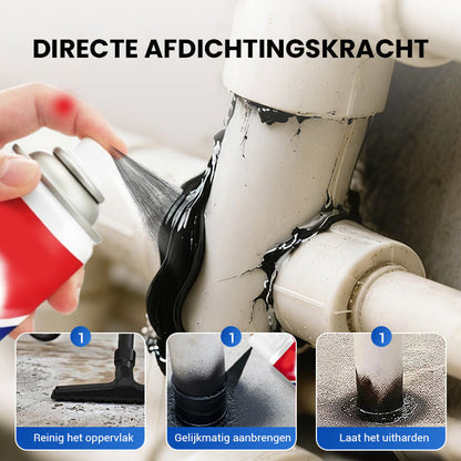 ✨Direct lekreparatiespray💦 Dicht scheuren en gaten in 5 minuten, waterdicht en flexibel voor leidingen/daken💥