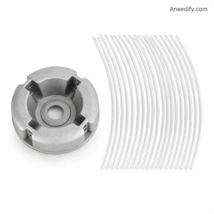 ⚙️ JETZT 50 % RABATT! 🌿 Aluminium-Trimmerkopf – 4-Faden-Schnitt & universelle Passform – robust & einfacher Fadenwechsel 🏡