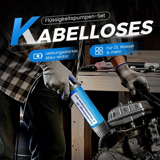 🔋 ✨Hochleistungs-Öl- & Wasserpumpen-Set