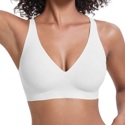 🎀Zeitbegrenztes Angebot：50 % Rabatt 💕  – der ultra-bequeme, drahtlose Damen-BH: nahtlos, Tief-V & Push-Up（Zwei Artikel versandkostenfrei）