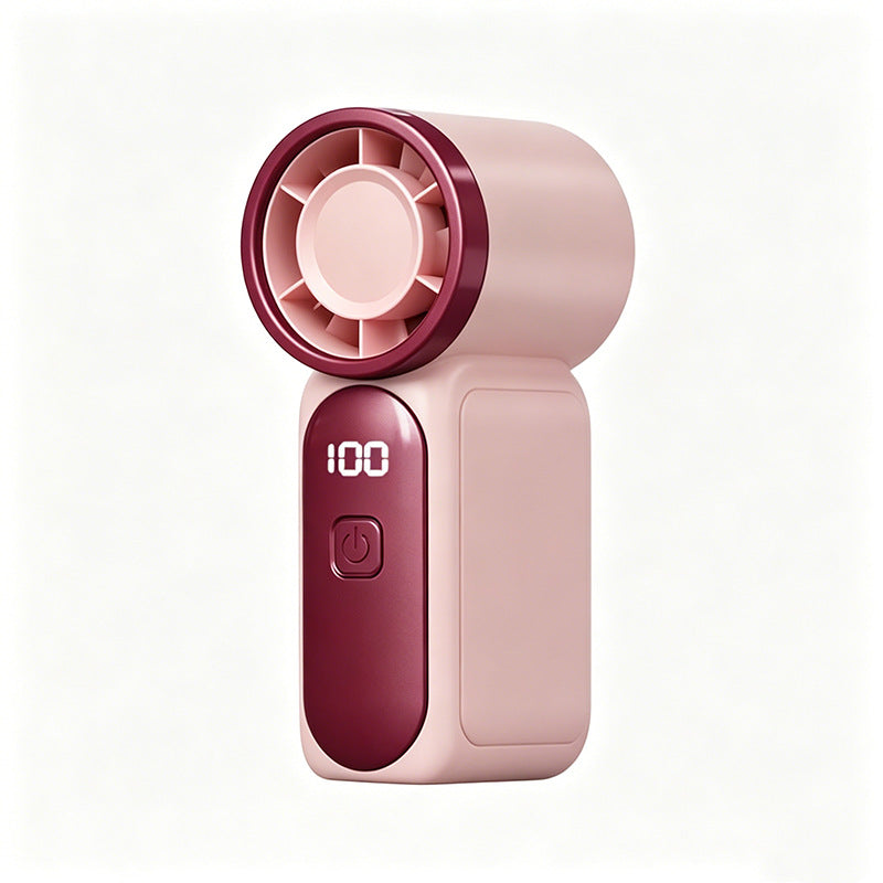 🌀Diesen Sommer für nur 13,98 €!!!💨Mini-Ventilator mit LED-Anzeige –👍Turbo-Ventilator mit 5 Stufen im Taschenformat.✨Über USB aufladbar, schnelle Abkühlung für unterwegs und beim Schminken. Das perfekte Geschenk. Tragbare Abkühlung