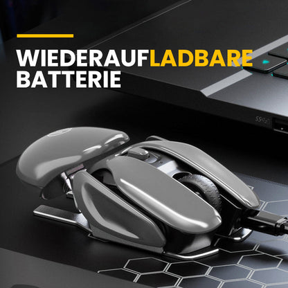 Kabellose ergonomische Maus aus Metall