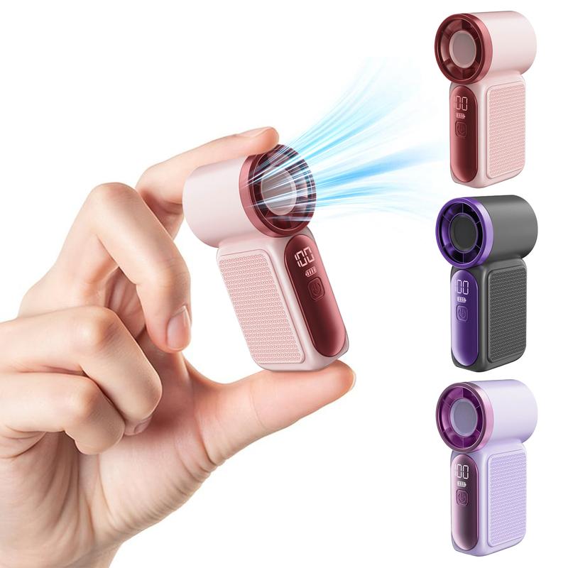 🌀Diesen Sommer für nur 13,98 €!!!💨Mini-Ventilator mit LED-Anzeige –👍Turbo-Ventilator mit 5 Stufen im Taschenformat.✨Über USB aufladbar, schnelle Abkühlung für unterwegs und beim Schminken. Das perfekte Geschenk. Tragbare Abkühlung