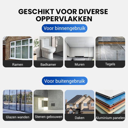 ✨Direct lekreparatiespray💦 Dicht scheuren en gaten in 5 minuten, waterdicht en flexibel voor leidingen/daken💥