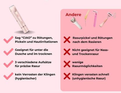 🌸2-in-1-Körperrasierer für Damen