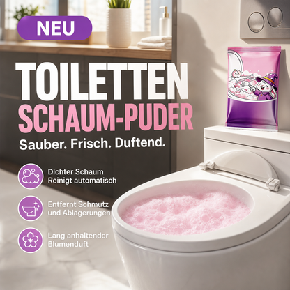 🔥🎁 1+1 GRATIS!!🥳💞 50K+ VERKAUFT! ⚡🚽Automatisch schäumendes Toilettenreinigerpulver