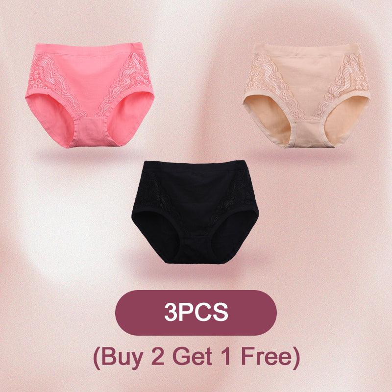 🔥50% Rabatt💟Plus Größe hohe Taille auslaufsicher Baumwolle Höschen