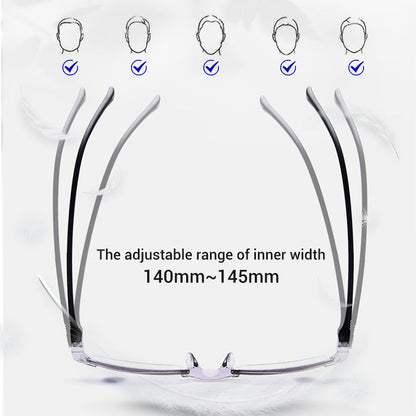 🎅🎁Rahmenlose, ultraleichte Lesebrille mit Diamantschliff
