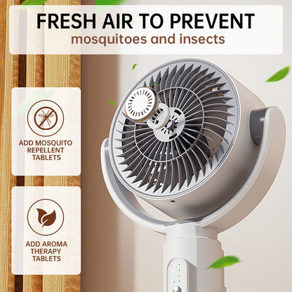 🎊Sommeraktion: 60 % Rabatt und versandkostenfrei🌀✨Motor Standventilator, 20dB sehr leiser Ventilator, 30m Wurfweite, 2465m³/h Luftvolumen, Fan mit Fernbedienung & Kühlung