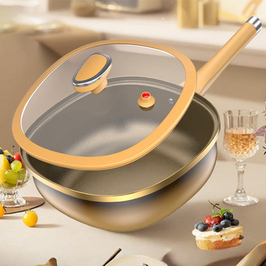 🍳 30 cm Titan-Kochtopf mit Antihaftbeschichtung und Deckel