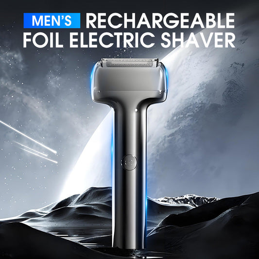💎 50% RABATT! 💎 Effizienter Wiederaufladbarer Folienrasierer für Herren – 60 Min Akku, IPX6 Waschbar & Flüsterleise für empfindliche Haut 🧔⚡