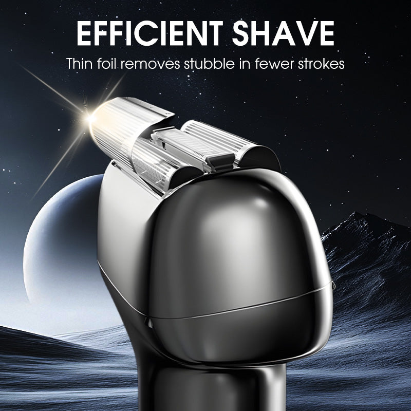 💎 50% RABATT! 💎 Effizienter Wiederaufladbarer Folienrasierer für Herren – 60 Min Akku, IPX6 Waschbar & Flüsterleise für empfindliche Haut 🧔⚡