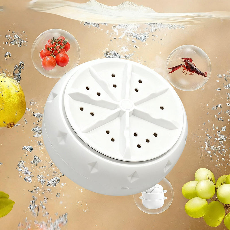 🍎 JETZT 50 % RABATT! 🍉🥬 Effiziente tragbare Obst- und Gemüsewaschmaschinen
