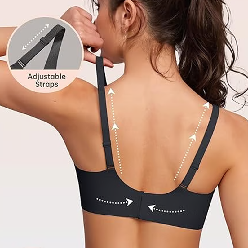🎀Zeitbegrenztes Angebot：50 % Rabatt 💕  – der ultra-bequeme, drahtlose Damen-BH: nahtlos, Tief-V & Push-Up（Zwei Artikel versandkostenfrei）