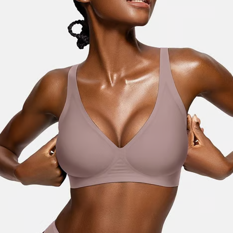 🎀Zeitbegrenztes Angebot：50 % Rabatt 💕  – der ultra-bequeme, drahtlose Damen-BH: nahtlos, Tief-V & Push-Up（Zwei Artikel versandkostenfrei）