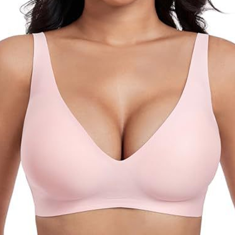 🎀Zeitbegrenztes Angebot：50 % Rabatt 💕  – der ultra-bequeme, drahtlose Damen-BH: nahtlos, Tief-V & Push-Up（Zwei Artikel versandkostenfrei）