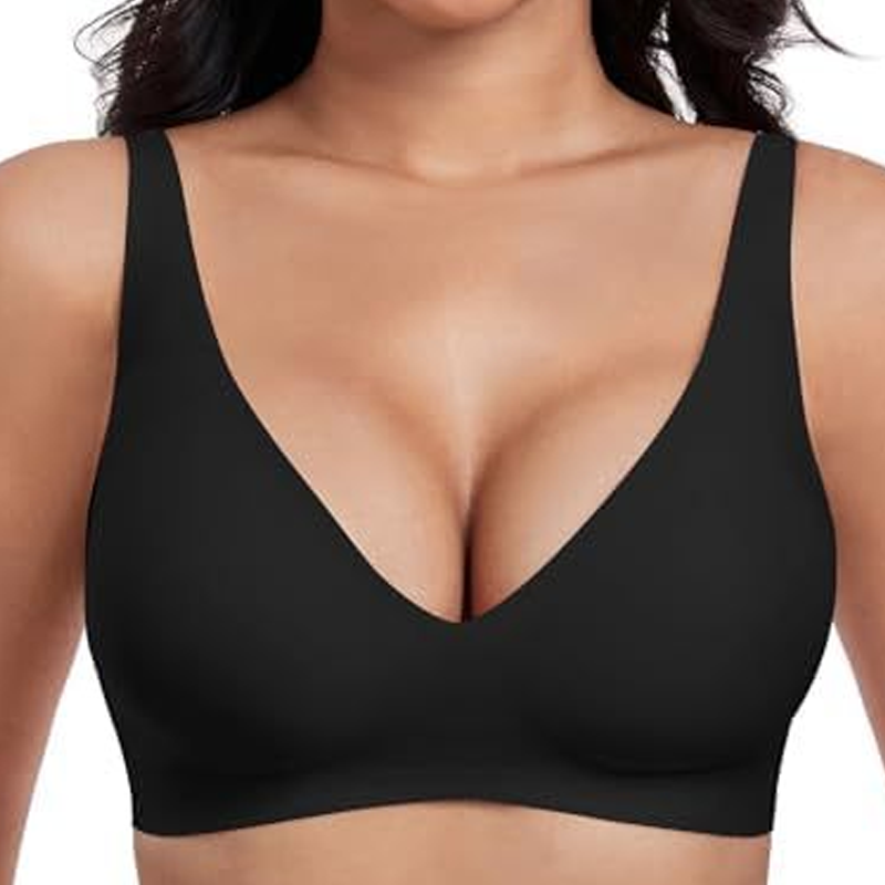 🎀Zeitbegrenztes Angebot：50 % Rabatt 💕  – der ultra-bequeme, drahtlose Damen-BH: nahtlos, Tief-V & Push-Up（Zwei Artikel versandkostenfrei）
