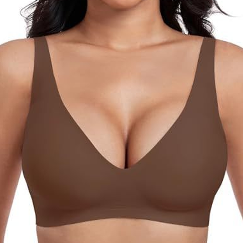 🎀Zeitbegrenztes Angebot：50 % Rabatt 💕  – der ultra-bequeme, drahtlose Damen-BH: nahtlos, Tief-V & Push-Up（Zwei Artikel versandkostenfrei）