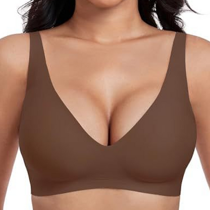 🎀Zeitbegrenztes Angebot：50 % Rabatt 💕  – der ultra-bequeme, drahtlose Damen-BH: nahtlos, Tief-V & Push-Up（Zwei Artikel versandkostenfrei）