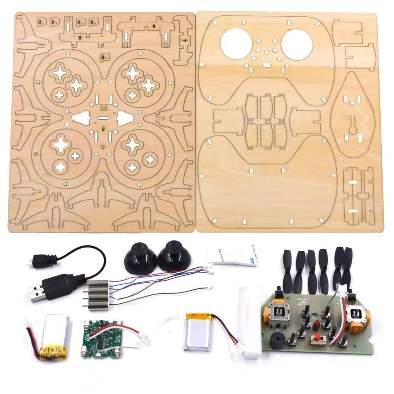 ✈️🚁 50% RABATT! DIY-Holz-Drohnen-Bausatz für Kinder – Höhenstabilisierung, stabile Fernsteuerung & extra Sicherheit! 🎁✨Kostenloser Versand