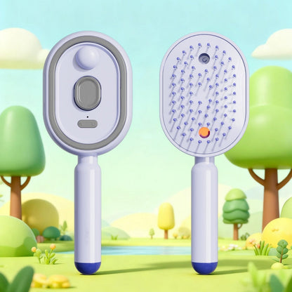 ⏰ 50 % RABATT – Nur für kurze Zeit ✨Elektrische Spray- und Massage-Haarbürste für sanfte Pflege 💆‍♀️🌿