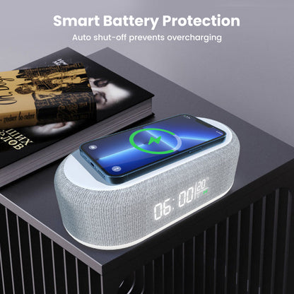⏰ NUR KURZE ZEIT: -50% 💥 6-in-1 Wireless Charger 25W 🔋 mit Uhr, Licht & Lautsprecher – Ordnung & Komfort in einem Gerät ✨
