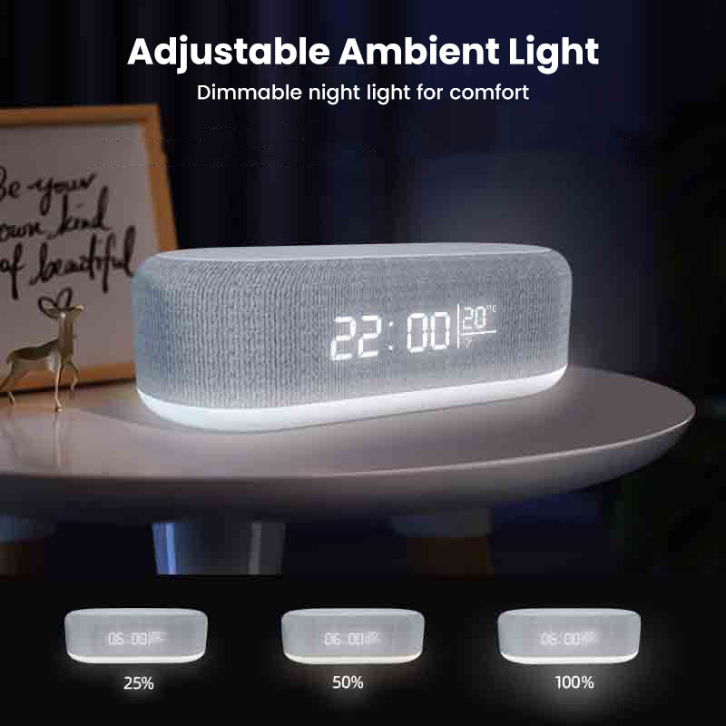 ⏰ NUR KURZE ZEIT: -50% 💥 6-in-1 Wireless Charger 25W 🔋 mit Uhr, Licht & Lautsprecher – Ordnung & Komfort in einem Gerät ✨